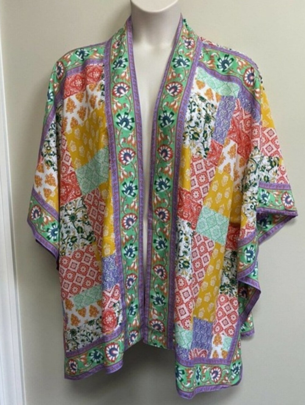 Tolini Open Front Coverup Top